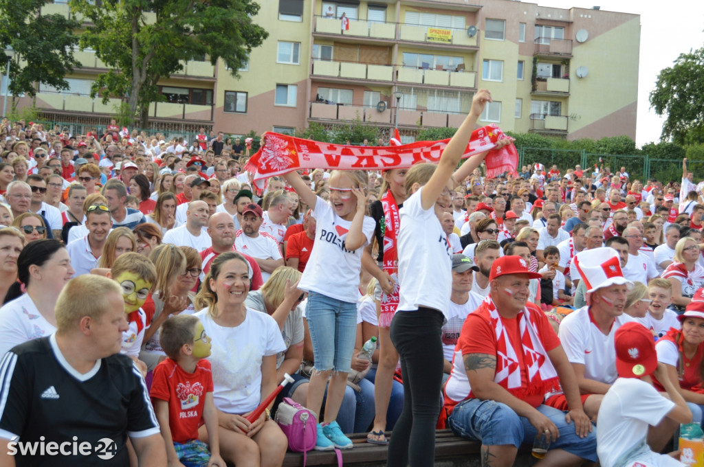 Tłum kibiców zawiedziony grą Polaków