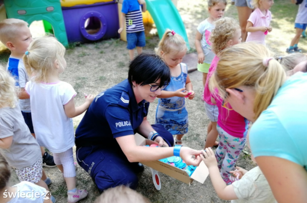 Policjanci wybrali się do żłobka
