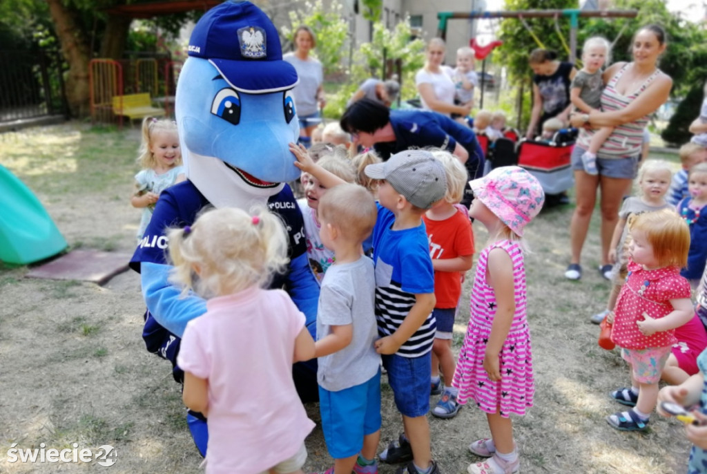 Policjanci wybrali się do żłobka