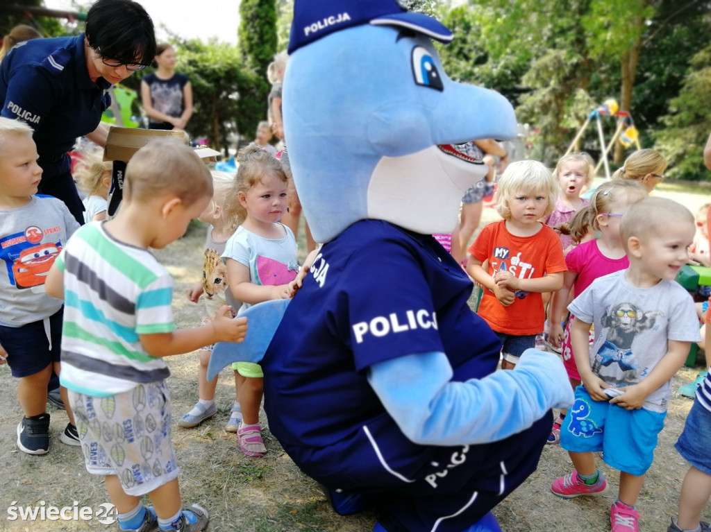 Policjanci wybrali się do żłobka