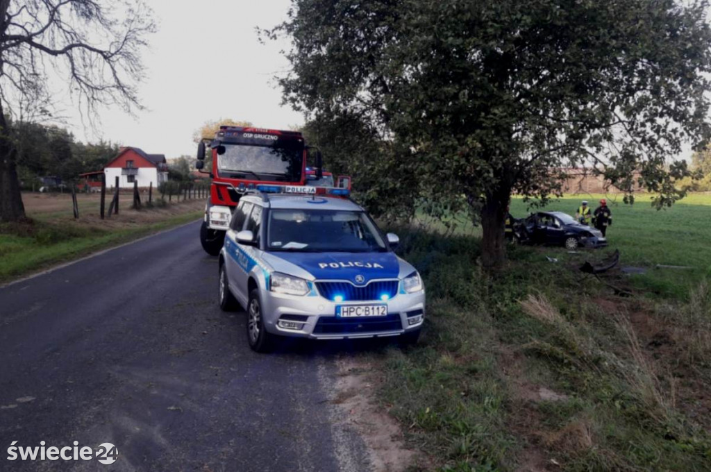 Wsiadła pijana za kierownice