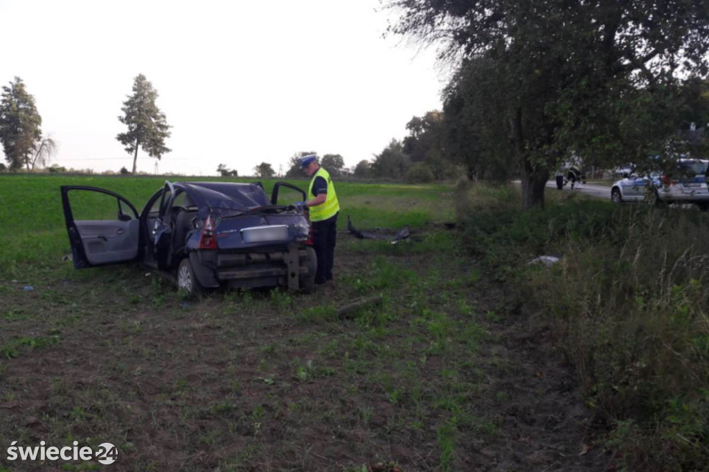 Wsiadła pijana za kierownice
