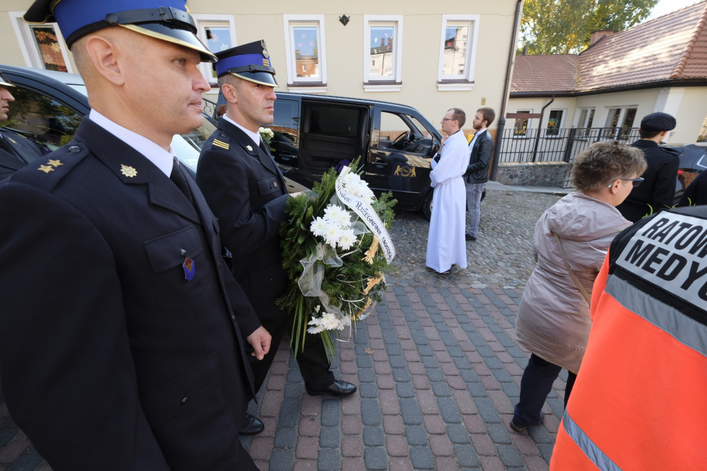 Pogrzeb strażaka i ratownika