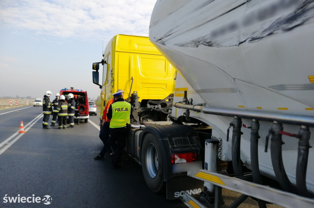 Groźny wypadek z udziałem autobusu