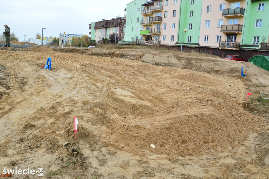 Druga część Park Artu w budowie