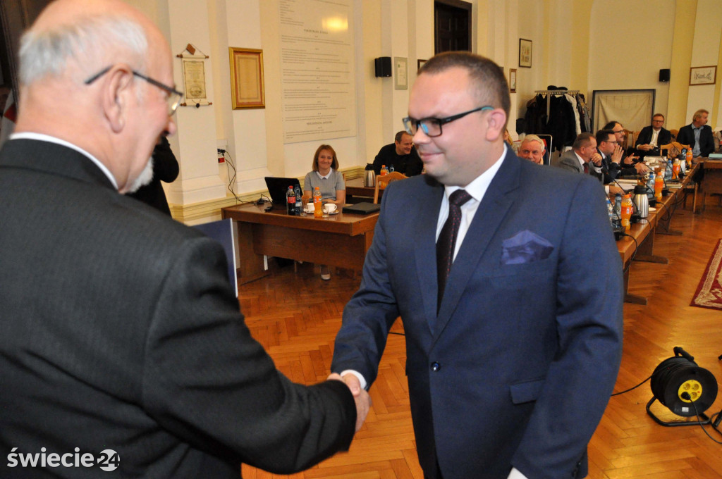 Nowy burmistrz zaprzysiężony