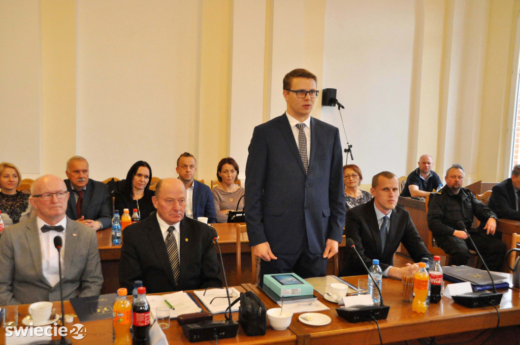 Nowy burmistrz zaprzysiężony