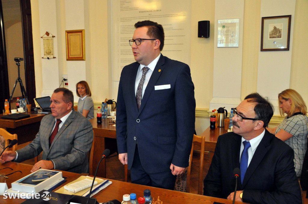 Nowy burmistrz zaprzysiężony