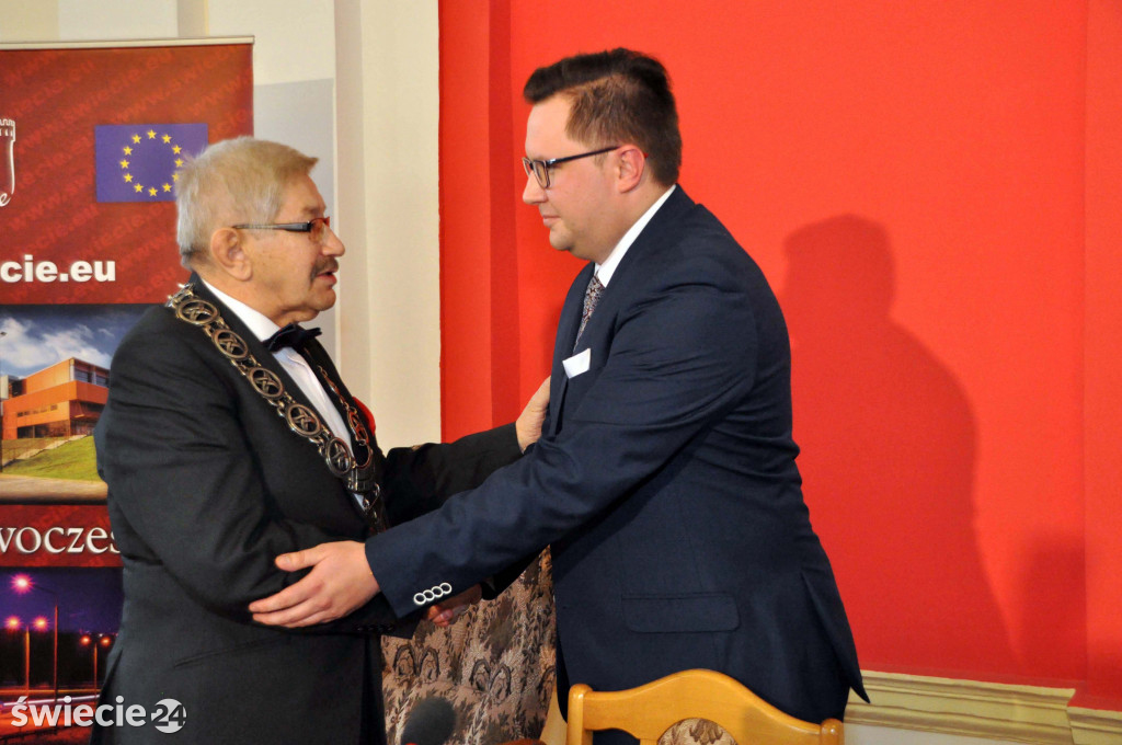 Nowy burmistrz zaprzysiężony