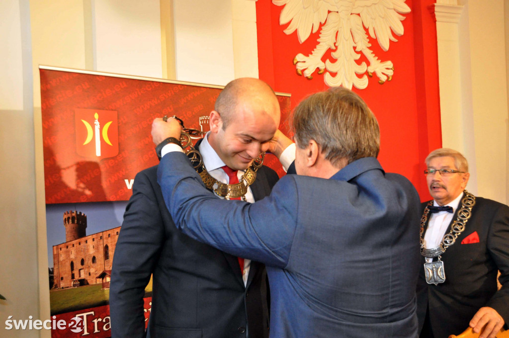 Nowy burmistrz zaprzysiężony