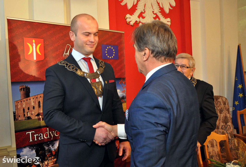 Nowy burmistrz zaprzysiężony
