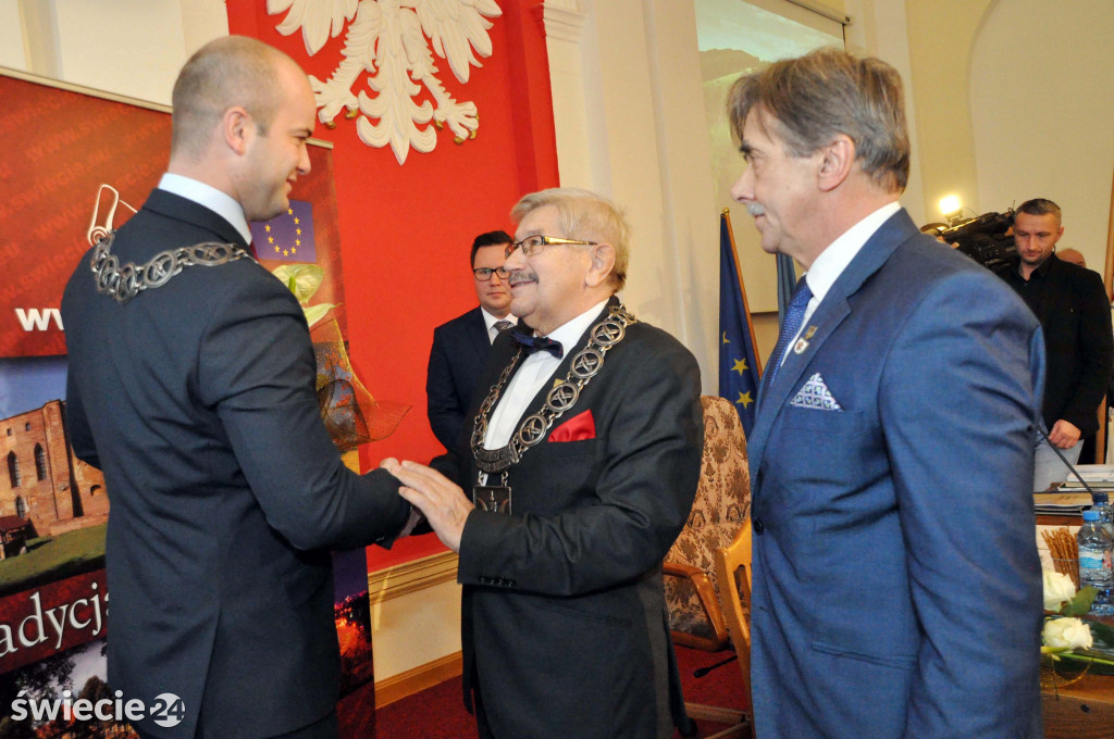 Nowy burmistrz zaprzysiężony