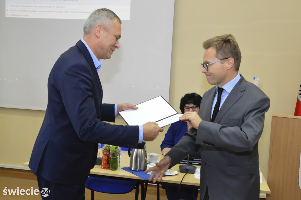 I sesja Rady Powiatu Świeckiego