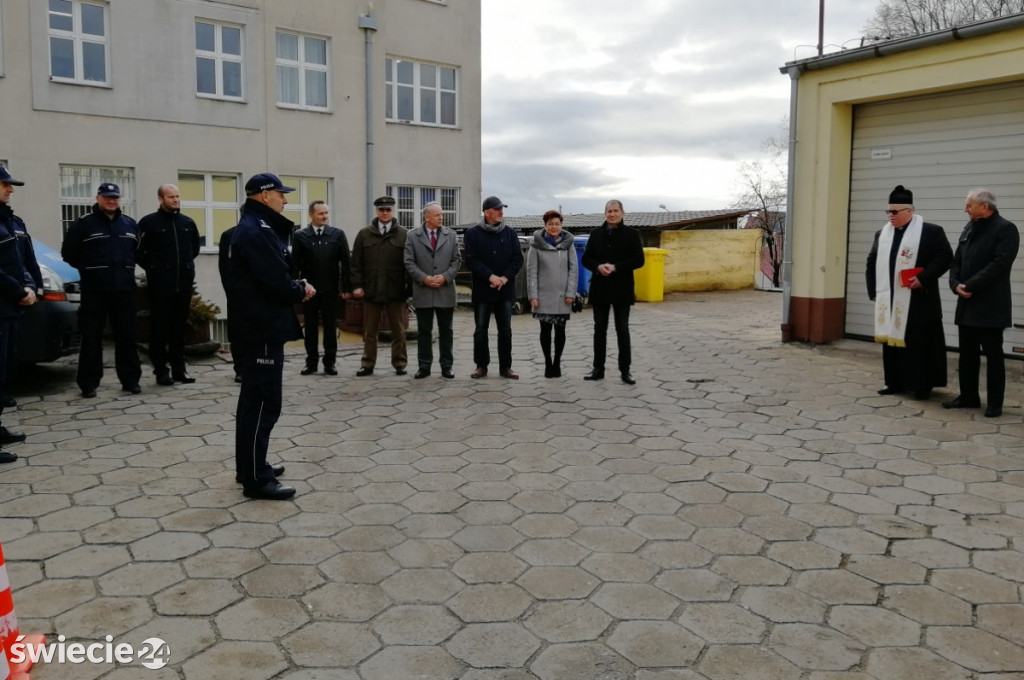 Nowe auta w świeckiej policji