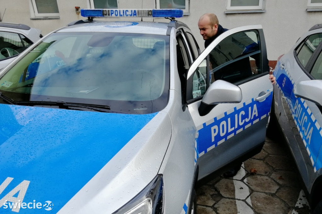 Nowe auta w świeckiej policji