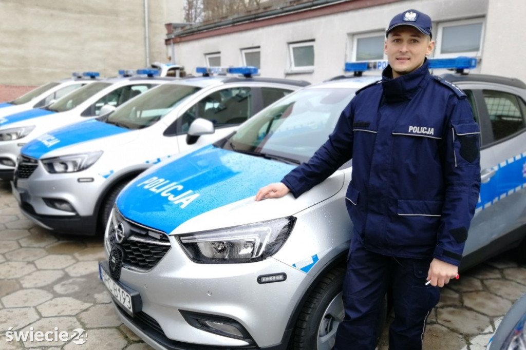 Nowe auta w świeckiej policji
