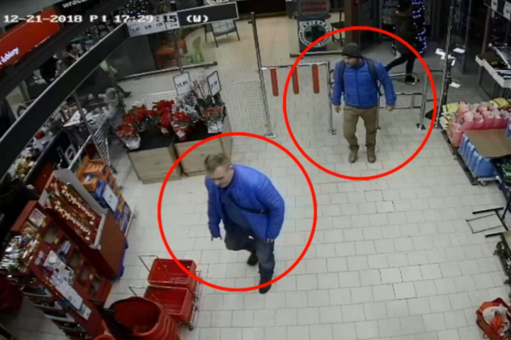 Monitoring nagrał złodziei w sklepie