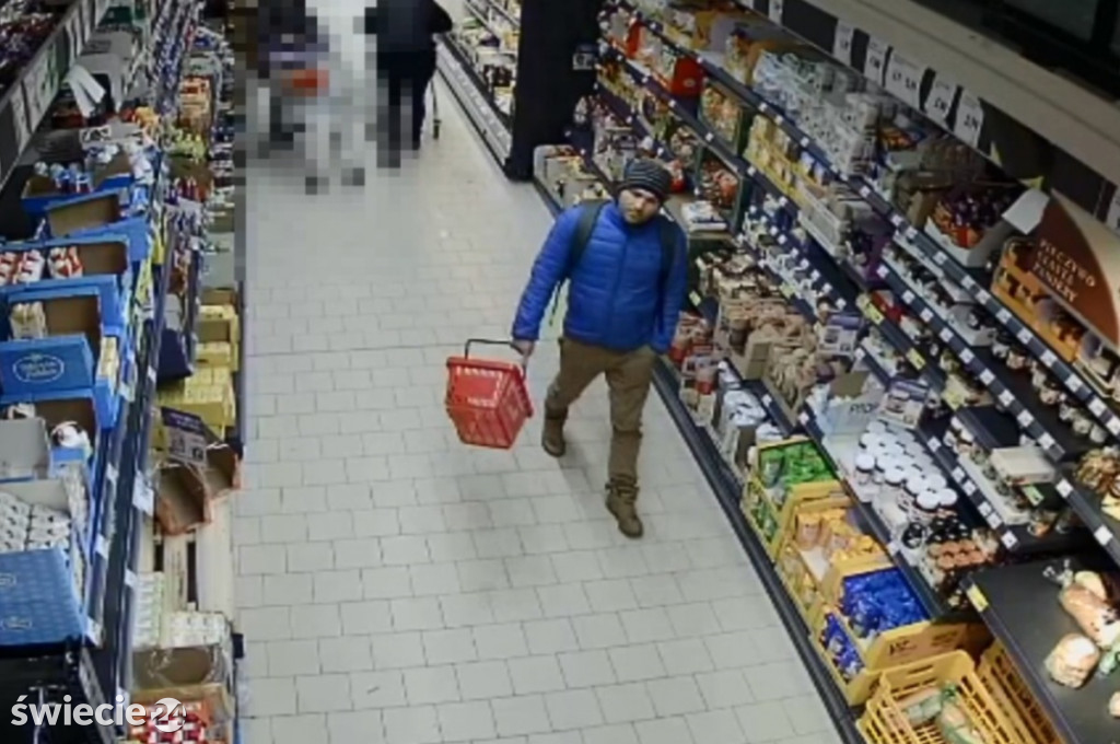 Monitoring nagrał złodziei w sklepie