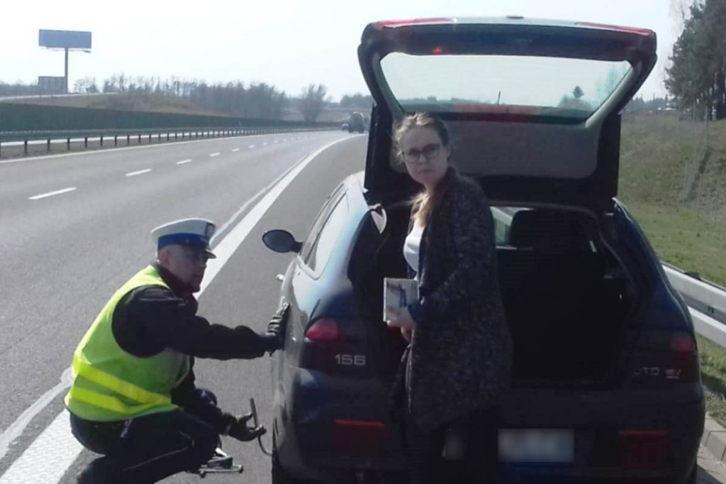 Miała szczęście, że policja była blisko