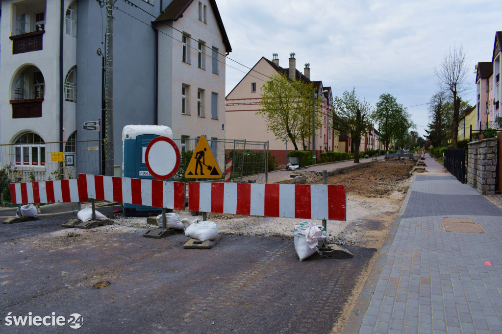 Kolejny etap prac na Słowackiego