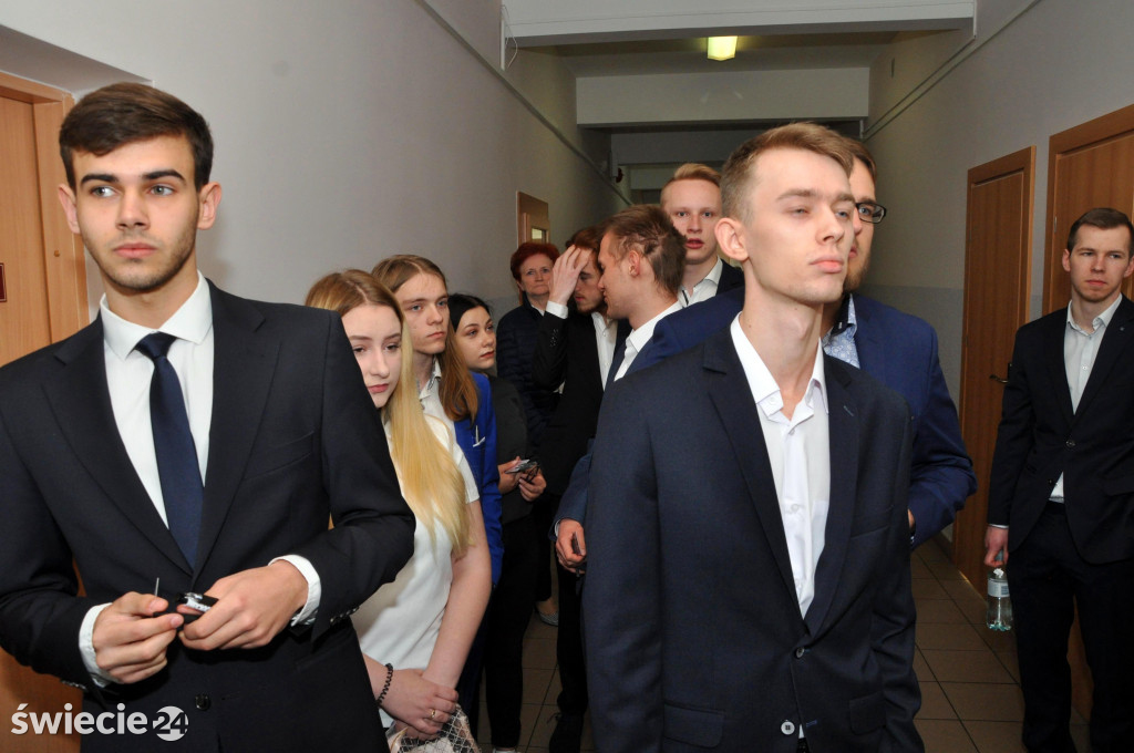 Pierwszy dzień matur 2019 w ZSP w Świeciu