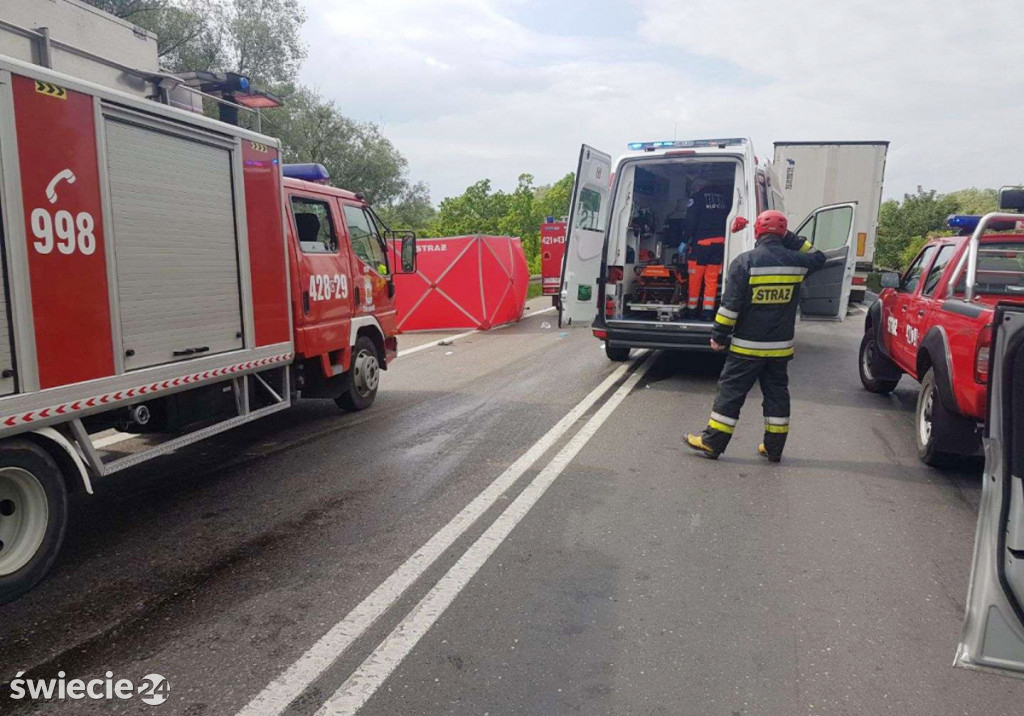Dwie osoby zginęły w wypadku pod Chełmnem