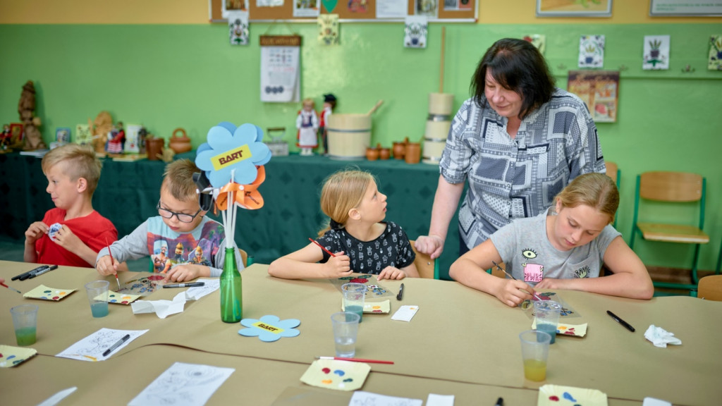 Naukowy piknik w SP 7