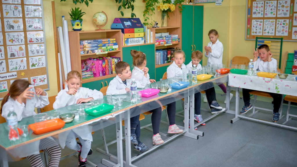 Naukowy piknik w SP 7