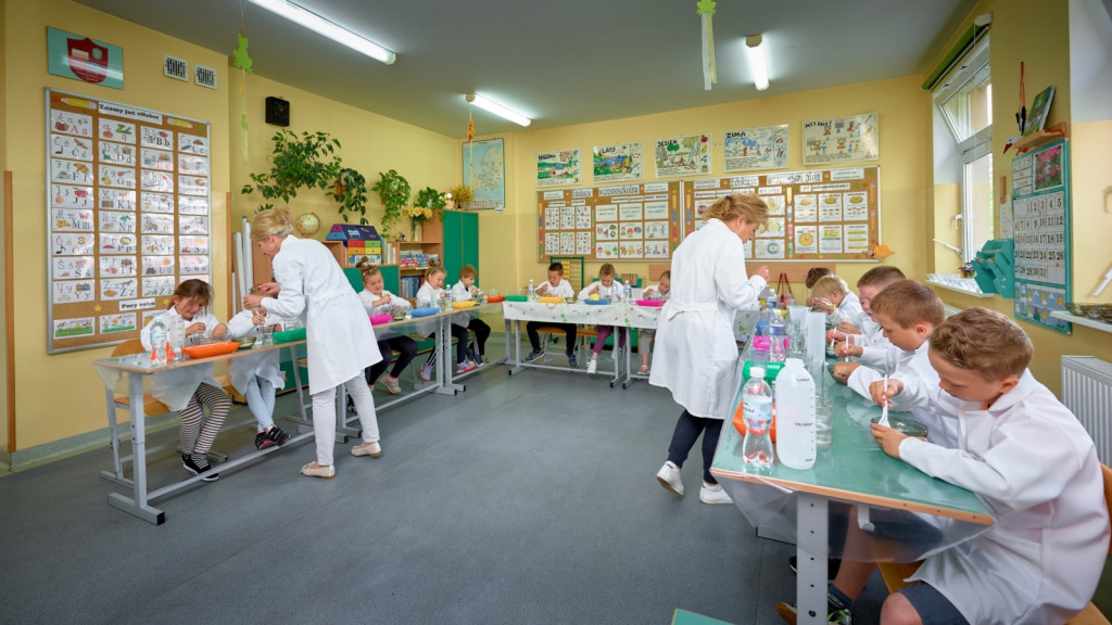 Naukowy piknik w SP 7