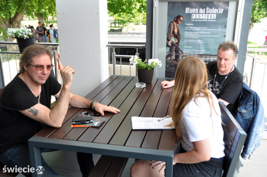 Tuż przed festiwalem Blues na Świecie