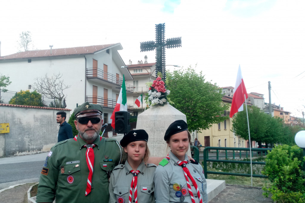 Harcerze ze Świecia na Monte Cassino