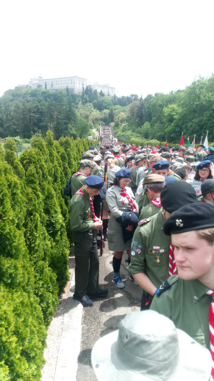 Harcerze ze Świecia na Monte Cassino
