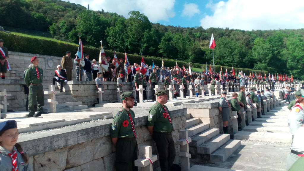 Harcerze ze Świecia na Monte Cassino