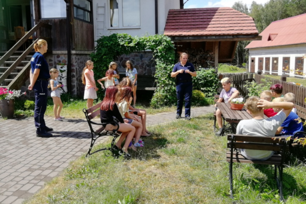Spotkanie z policjantkami w Krąplewicach