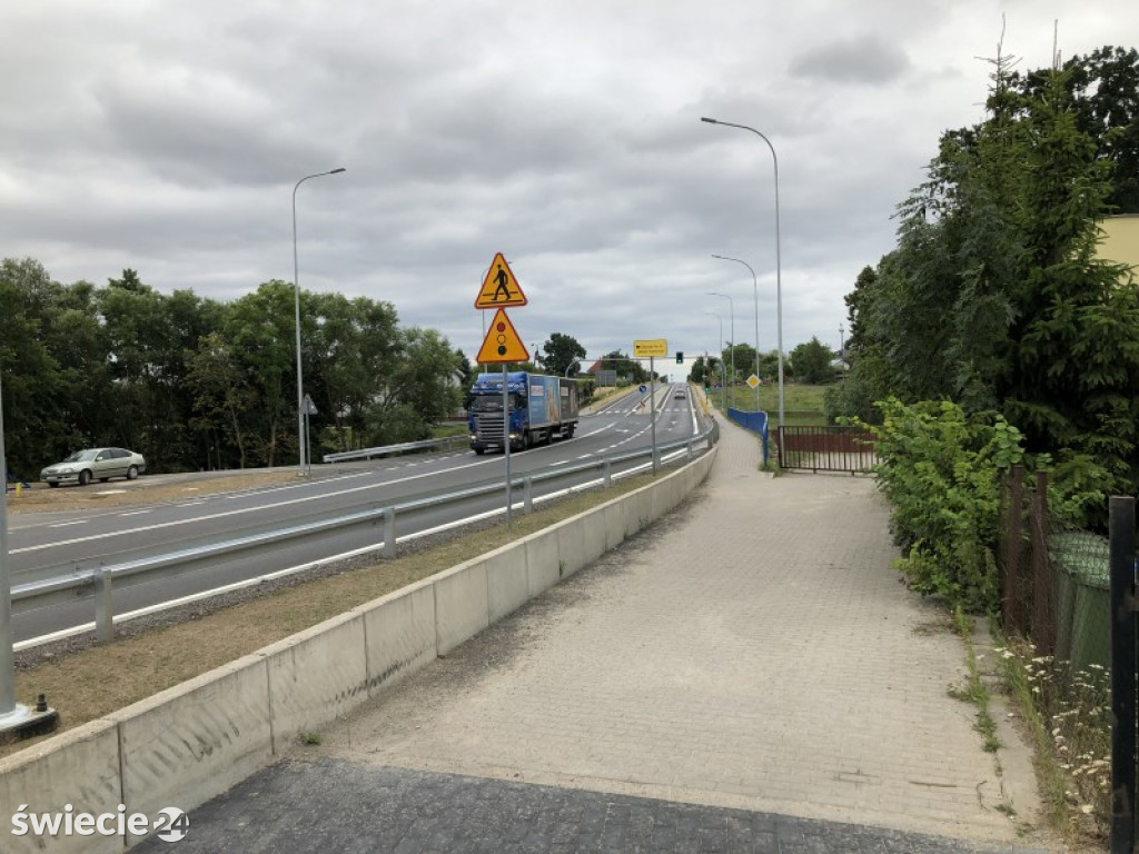 Nowe rondo w Warlubiu gotowe