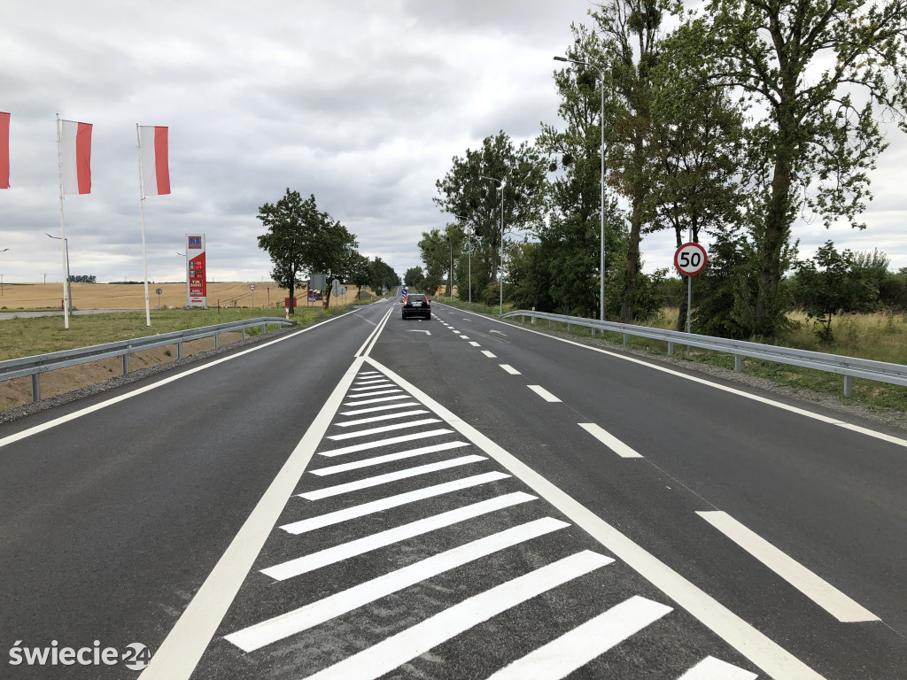 Nowe rondo w Warlubiu gotowe