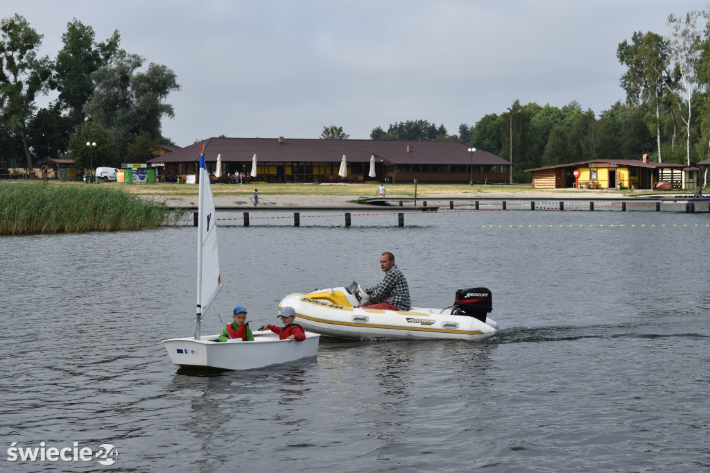 Zajęcia żeglarskie nad Decznem