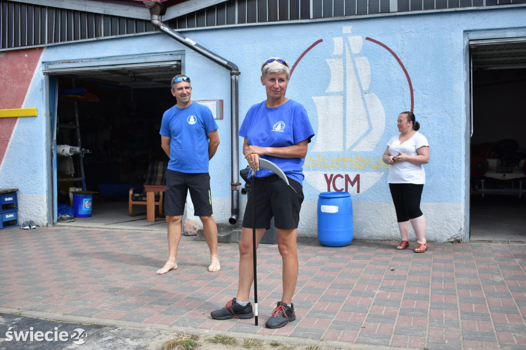 Chrzest morski w YCM Columbus