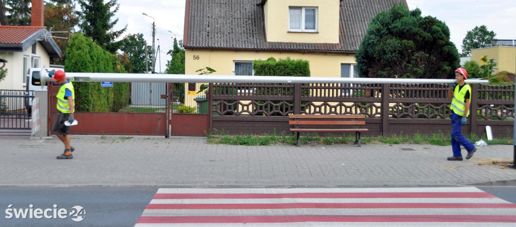 Nowe lampy na Wojska Polskiego