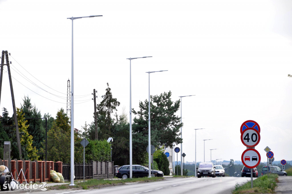 Nowe lampy na Wojska Polskiego