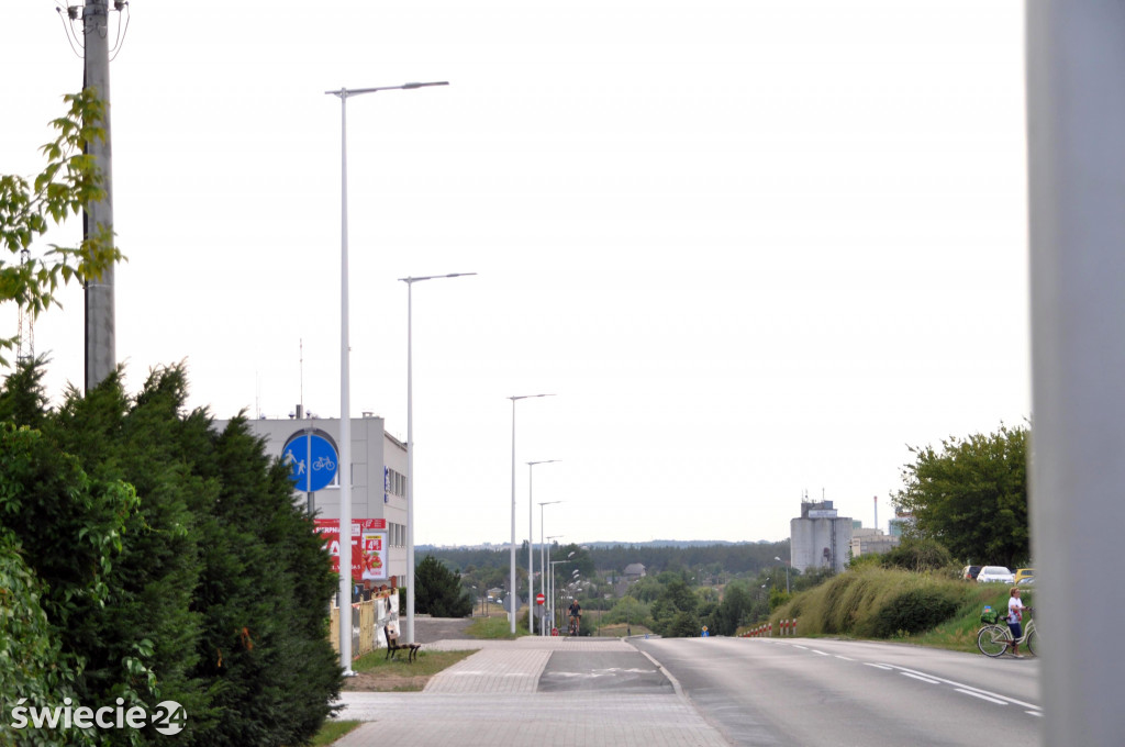 Nowe lampy na Wojska Polskiego