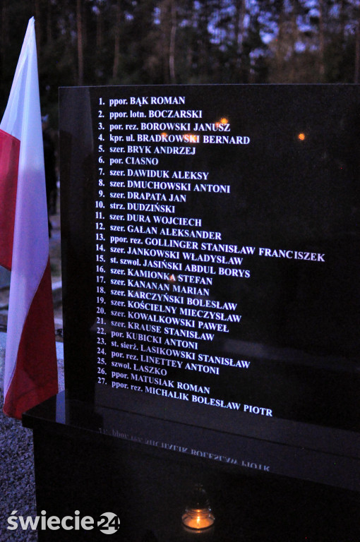 Odsłonięcie pomnika w Przechowie