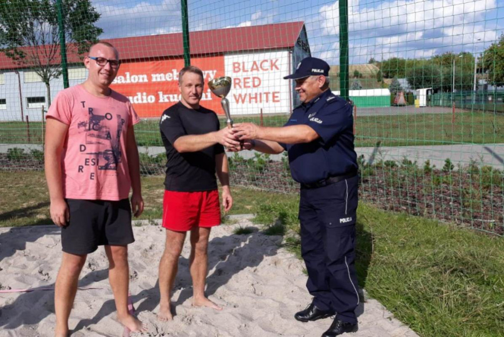 Turniej siatkówki policjantów