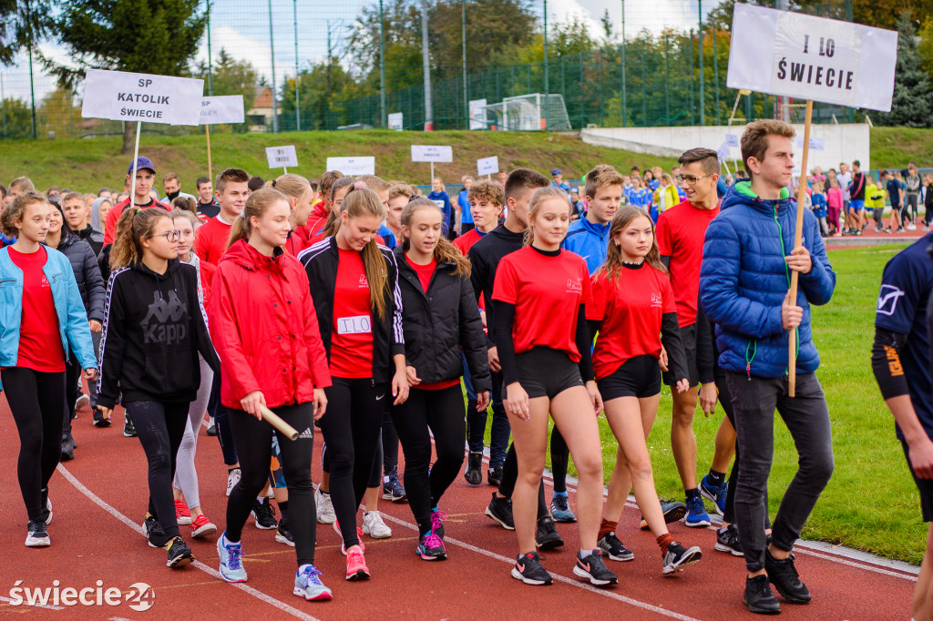 Festiwal sztafet na stadionie Wdy Świecie