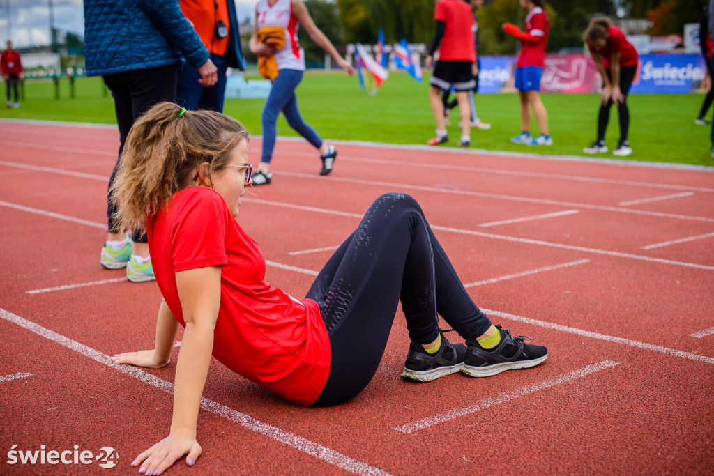 Festiwal sztafet na stadionie Wdy Świecie