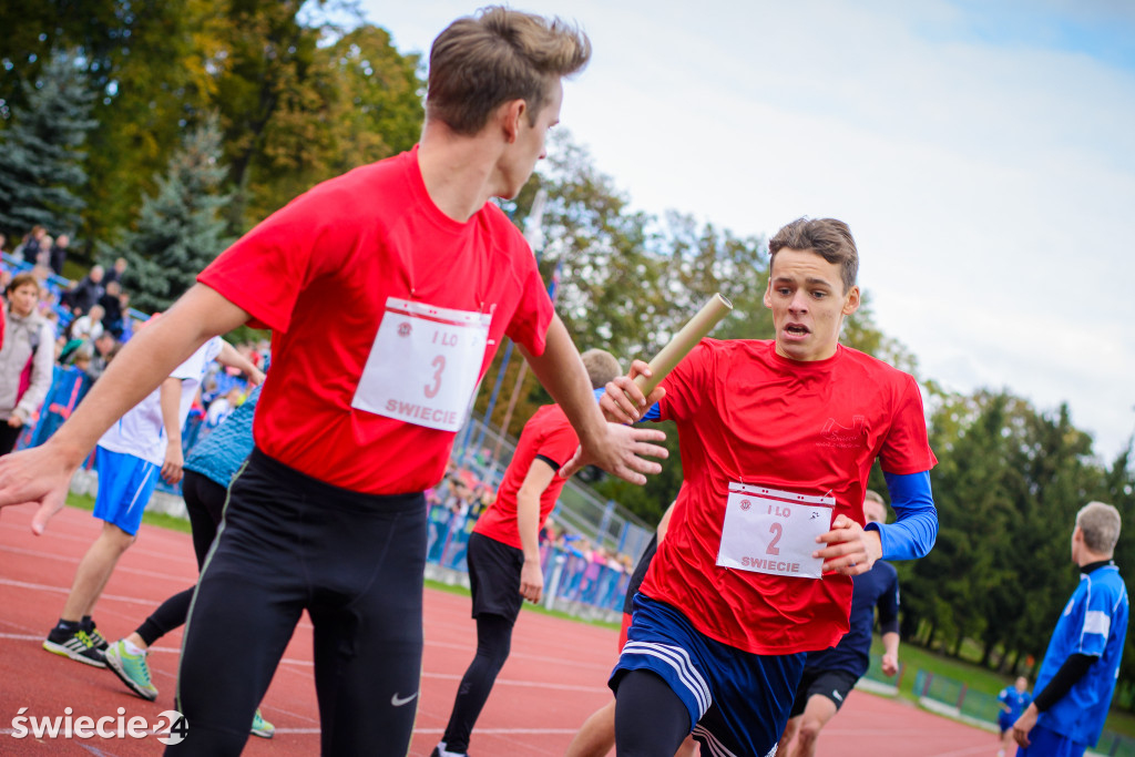 Festiwal sztafet na stadionie Wdy Świecie