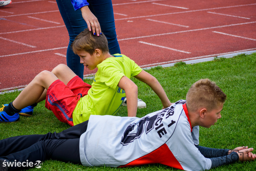 Festiwal sztafet na stadionie Wdy Świecie