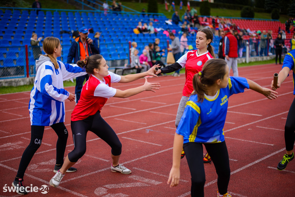 Festiwal sztafet na stadionie Wdy Świecie