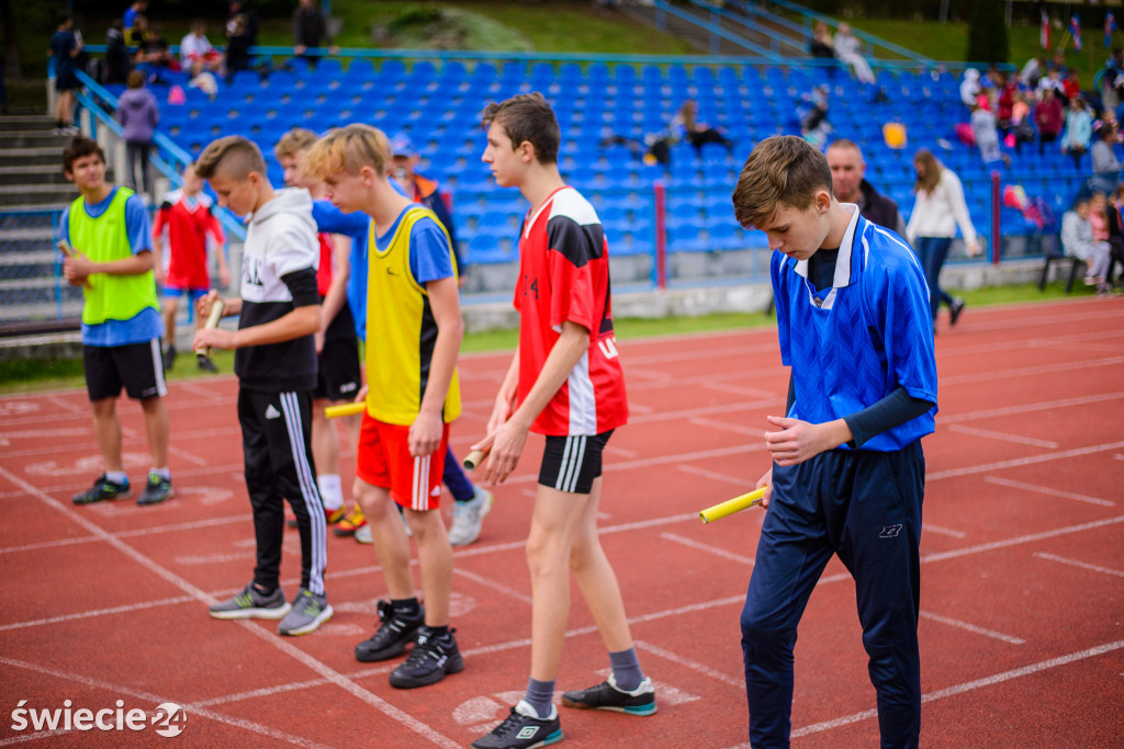 Festiwal sztafet na stadionie Wdy Świecie
