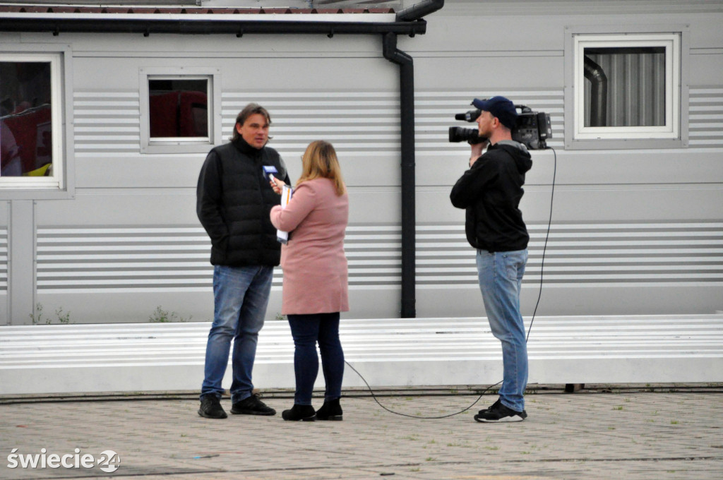 Pożar odpadów w Dworzysku